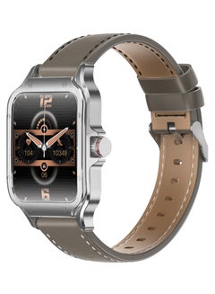 PROMATE Curved AMOLED Screen Smartwatch with Active Lifestyle Management, Durable Battery Life, 100+ Sports Modes, Heart Rate, Pedometer Sensors, and Real-Time Health Monitoring, XWatch-RM Silver  - Image 1