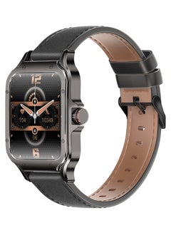 PROMATE Curved AMOLED Screen Smartwatch with Active Lifestyle Management, Durable Battery Life, 100+ Sports Modes, Heart Rate, Pedometer Sensors, and Real-Time Health Monitoring, XWatch-RM Black  - Image 1
