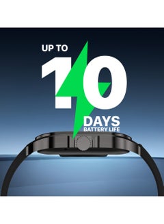 PROMATE Curved AMOLED Screen Smartwatch with Active Lifestyle Management, Durable Battery Life, 100+ Sports Modes, Heart Rate, Pedometer Sensors, and Real-Time Health Monitoring, XWatch-RM Black  - Image 4