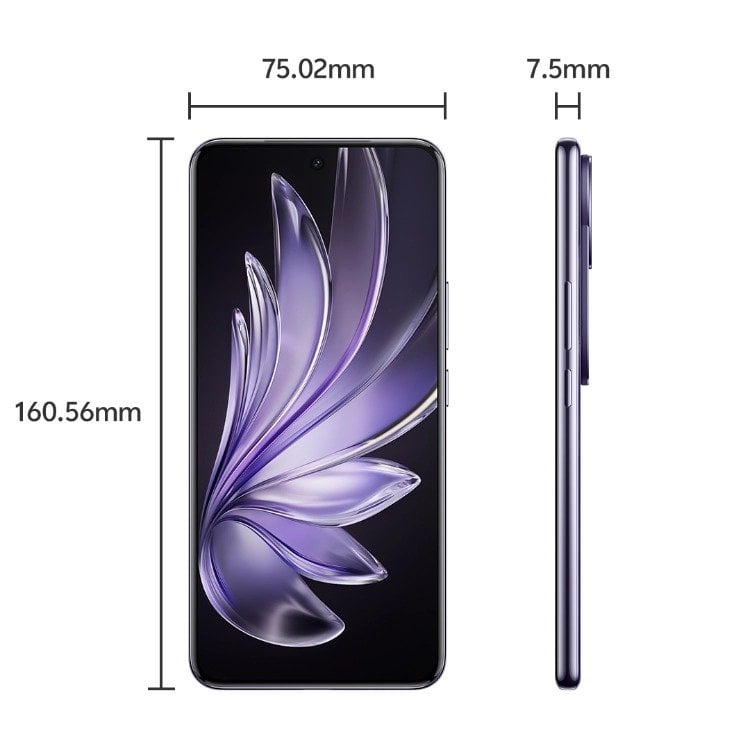 vivo - S20 Pro 5G Purple 512GB 16GB RAM NFC Dimensite 9300 Plus Octa Core Smartphone 50MP TripeCamera 6.67” 120Hz AMOLED Screen 90W FlashCharge 5500mAh, Equipped with the latest Mediatek Dimensity 9300+ processor, delivers lightning-fast speeds for seamless multitasking and gaming With Google play Chinese version - Image 1