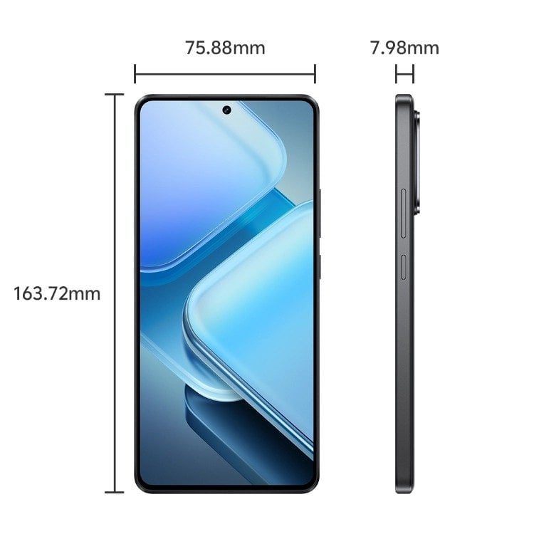 iQOO Z9X 5G 256GB 12GB RAM Smartphone 6.72” 120Hz LCD Screen Snapdragon 6 Gen1 6000mAh Battery 44W Fast Charger 50MP Dual Camera Mobile Phone, Storm Grey (Mystic Black), With Google play Chinese Version  - Image 3