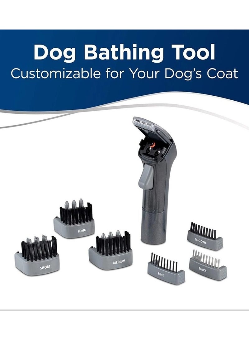 Bissell - BARKBATH Dual-Use 2-in-1 Portable Dog Bath and Grooming System & Portable Deep Cleaner 475 W 31149 Titanium/ChaCha Lime - Image 1