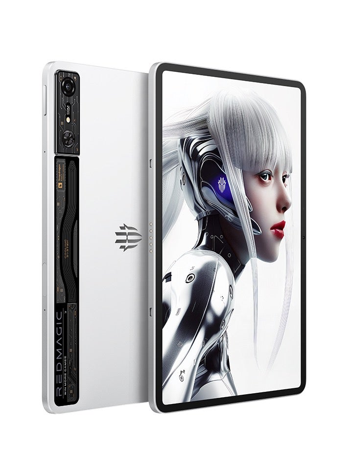 ريد ماجيك Gaming Pad Pro With Google Play Store - 12GB+256GB - Transparent Silver - Chinese Version - Image 4