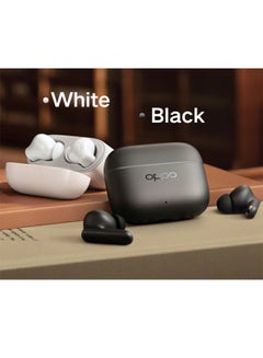 أوبو Enco Air4i Wireless Earbuds: 54-Hour Battery Life, IP55 Waterproof, Fast Charge, Dual Device Connectivity – Ultimate Audio Experience White  - Image 4