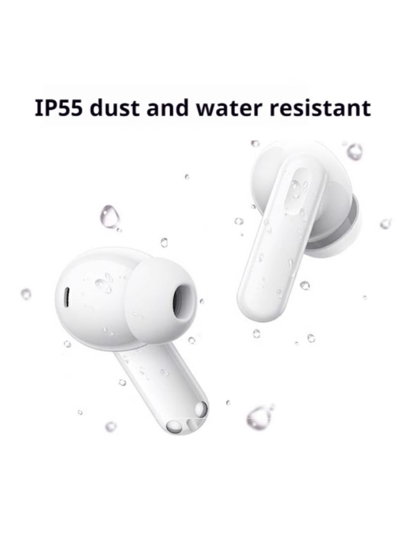 Enco Air4i Wireless Earbuds: 54-Hour Battery Life, IP55 Waterproof, Fast Charge, Dual Device Connectivity – Ultimate Audio Experience Black