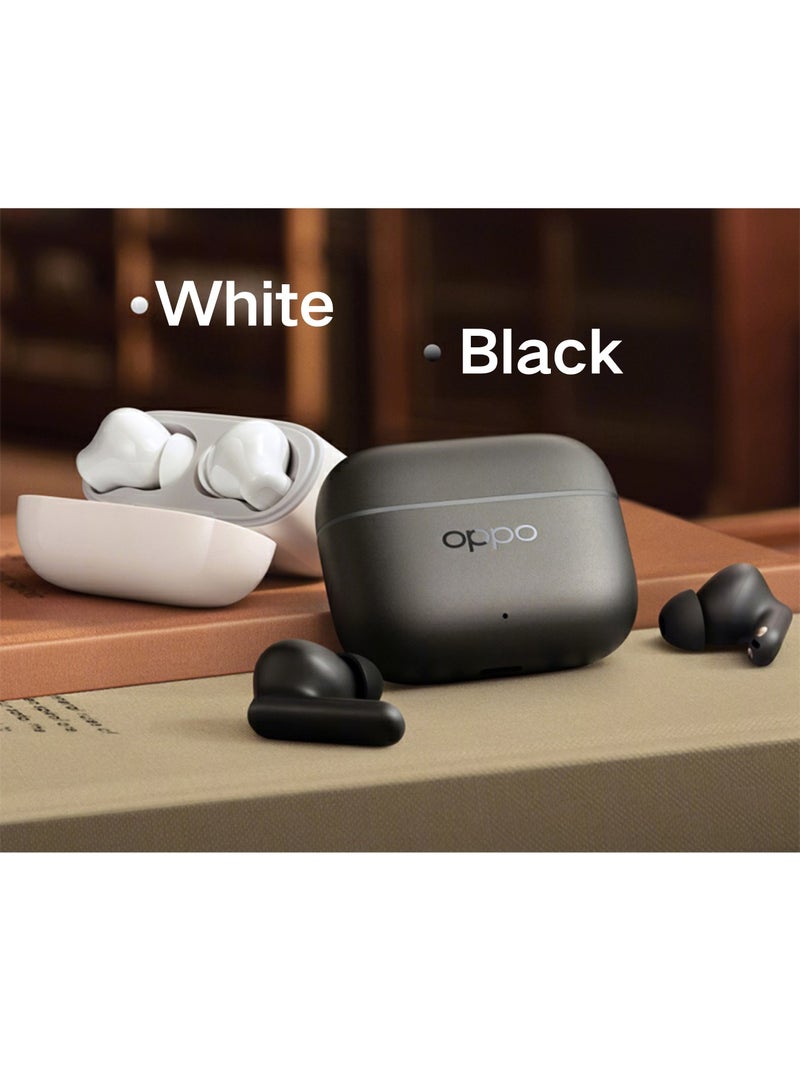 Enco Air4i Wireless Earbuds: 54-Hour Battery Life, IP55 Waterproof, Fast Charge, Dual Device Connectivity – Ultimate Audio Experience Black