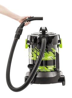 بيسيل Drum PowerClean 1500W Wet & Dry 21L Vacuum Cleaner 1500 W 2026E Titanium/Lime Green  - Image 3