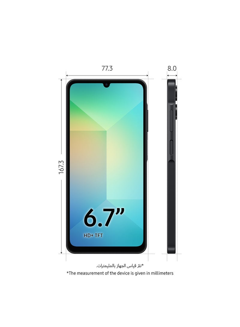 Samsung Galaxy A06 5G Dual SIM Black 6GB RAM 128GB - Middle East Version - Image 3
