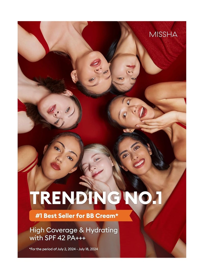 Missha M Perfect Cover BB Cream SPF 42 PA+++ 50ml, No.13 (Bright Beige) - Image 2