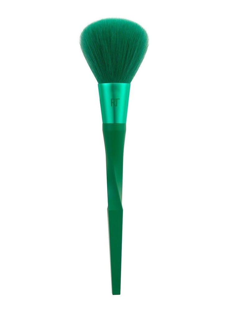 REAL TECHNIQUES Nettar Pop Surreal Sheen Powder Brush 1 Count Green - Image 2