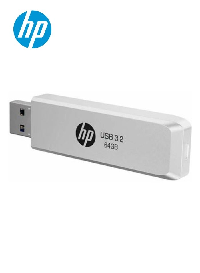 HP 819W 64GB USB 3.2 Flash Drive HPFD819W-64 Silver  - Image 5