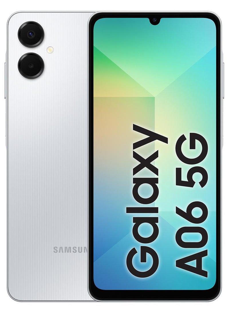 سامسونج جالاكسي A06 5G ثنائي الشريحة رمادي فاتح 6 جيجابايت رام 128 جيجابايت - نسخة الشرق الأوسط - Image 1