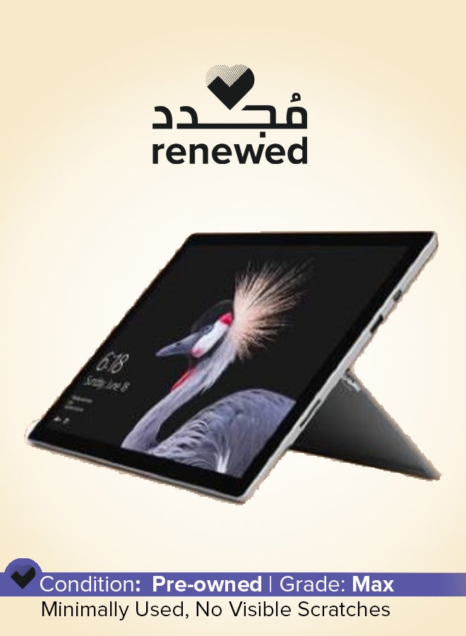 مايكروسوفت مجدد - لابتوب Surface Pro 5 1796 بشاشة تعمل باللمس متعددة 12.3 بوصة، مع معالج Intel Core i5/الجيل السابع/ذاكرة RAM 8GB/قرص SSD سعة 256GB/نظام Windows 10 Pro - Image 1