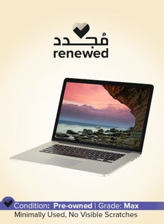 Renewed - Macbook Pro A1707 (2016) Laptop With 15.4-Inch Full HD Display,Core i7 Processor/Quad Core/6th Gen/16GB RAM/512GB SSD/macOS Silver