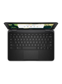 ديل Renewed - Chromebook 3180 (2017) Laptop With 11.6-Inch Display,Intel Celeron N3060 Processor/3rd Gen/4GB RAM/32GB SSD/Chrome OS/256MB Intel HD Graphics 400 English Black  - Image 3