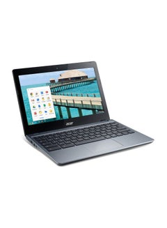 أيسر Renewed - Chromebook C720 Laptop With 11.6-Inch Display,Celeron Processor/2GB RAM/16GB SSD/Intel HD Graphics English Granite Grey  - Image 3