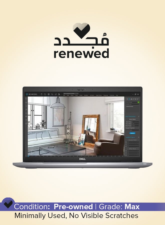 ديل Renewed - Precision 3560 Mobile Workstation With 15.6-Inch FHD Display,Core i7-1165G7/11th Gen/Quad Core/32GB RAM/1TB SSD/‎Intel HD 620/Windows 10 Pro English Silver - Image 1