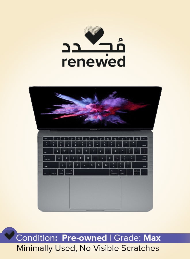 Apple Renewed - Macbook Pro 14 (2017) Laptop With 13.3-Inch Full HD Display,Core i5 Processor/Dual Core/7th Gen/8GB RAM/256GB SSD/macOS English Silver  - Image 1