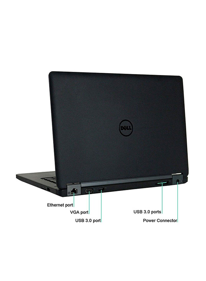 DELL Renewed - Latitude E5450 (2015) Laptop With 14-Inch Display,Intel Core i5 Processor/5th Gen/8GB RAM/256GB SSD/Integrated HD Graphics English Black  - Image 2