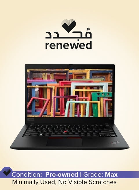 Renewed - Thinkpad T14s Laptop With 14-Inch FHD Display,Intel Core i5-10th Gen Processor/16 GBRAM/DDR4/512 GB SSD Hard/Windows 10 Pro English Black