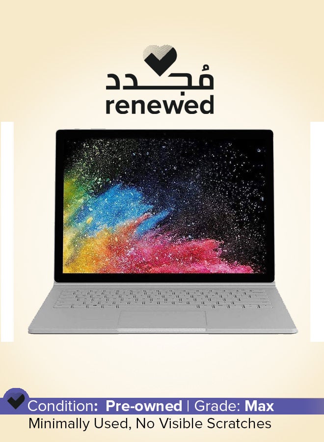 مايكروسوفت - Renewed - Surface Book 1 (2015) Laptop With 13.5-Inch Display,Intel Core i7 Processor/6th Gen/16GB RAM/512GB SSD/Intel HD Graphics English Silver - Image 1