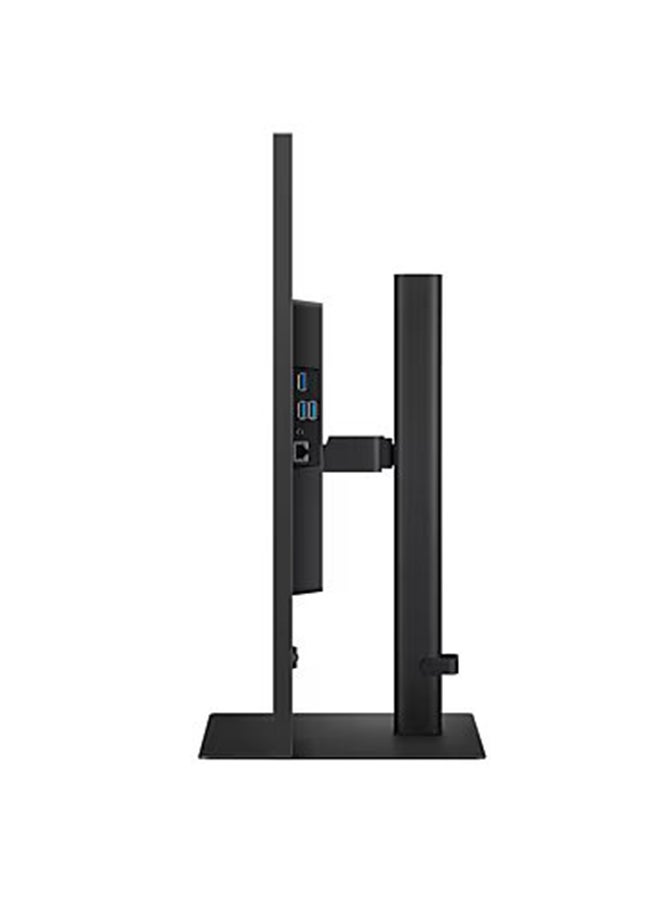 Samsung - 37 inch S8 4K UHD Monitor, USB Type C, 1.07 billion colors with HDR10, LAN, Display port, USB-A, USB-B, build in KVM switch, No tools setup, Height Adjustable Stand, LS37D800UAMXUE Black - Image 1