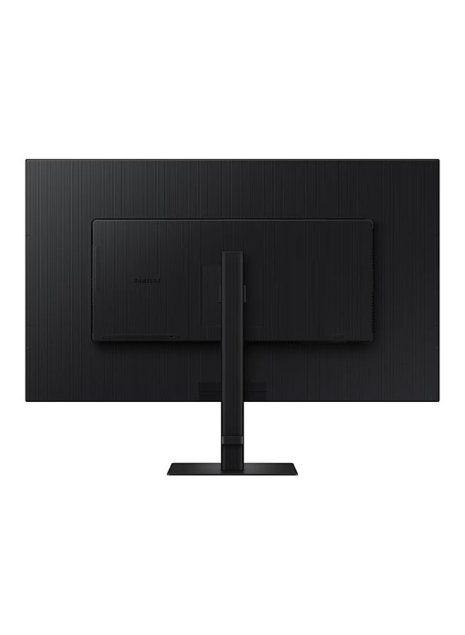 Samsung - 37 inch S8 4K UHD Monitor, USB Type C, 1.07 billion colors with HDR10, LAN, Display port, USB-A, USB-B, build in KVM switch, No tools setup, Height Adjustable Stand, LS37D800UAMXUE Black - Image 1