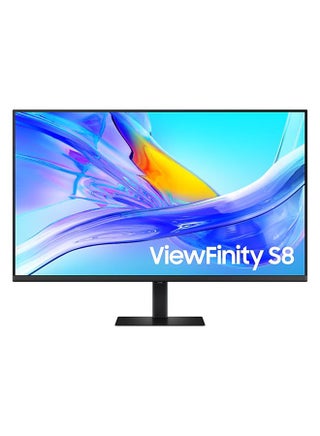37 inch S8 4K UHD Monitor, USB Type C, 1.07 billion colors with HDR10, LAN, Display port, USB-A, USB-B, build in KVM switch, No tools setup, Height Adjustable Stand, LS37D800UAMXUE Black