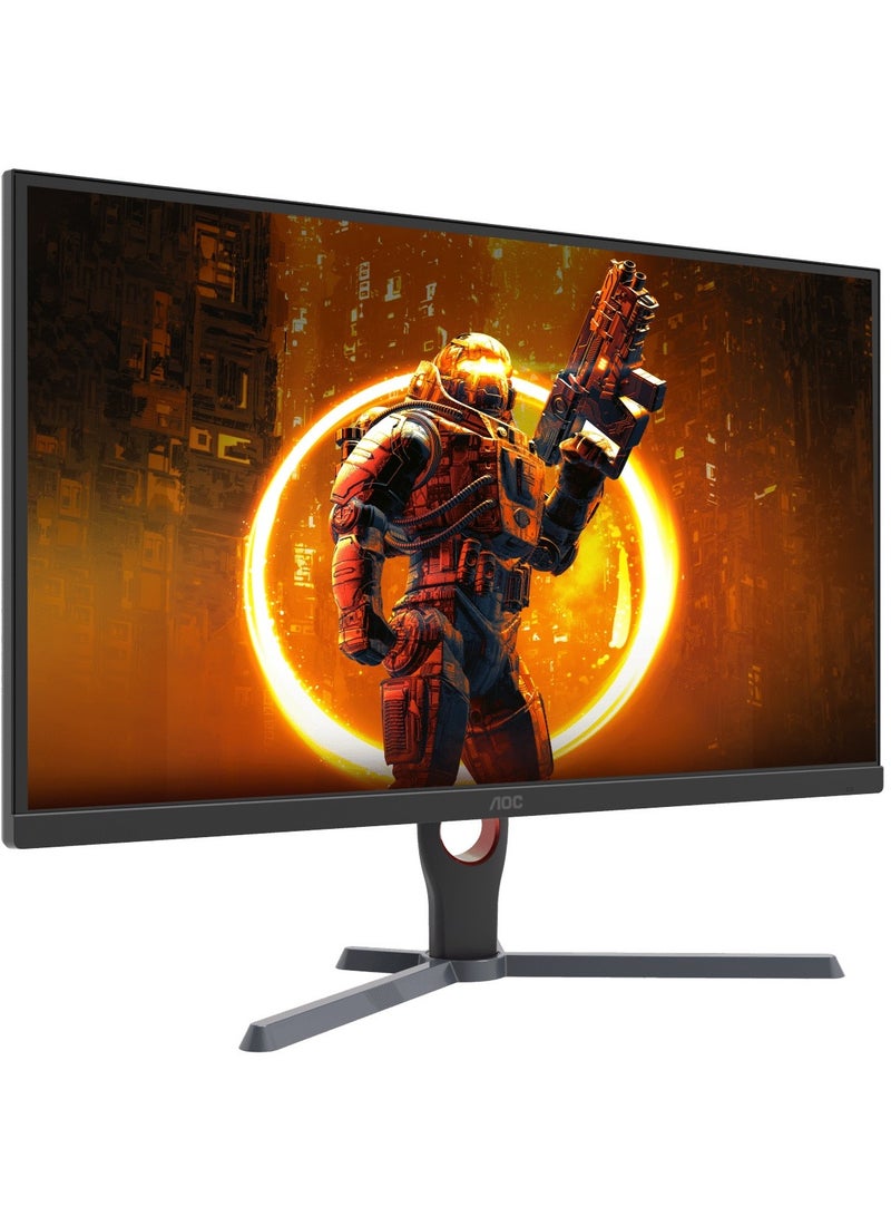 AOC - 27", 27G10ZE, Fast IPS Gaming Monitor, Full HD 1920x1080, 260Hz, 0.5ms, HDR10, Adaptive Sync, HDMI 2.0 x2, Display Port 1.4 x1, 3-Sided Frameless, Console Gaming Ready, Black and Red Red and Black - Image 1