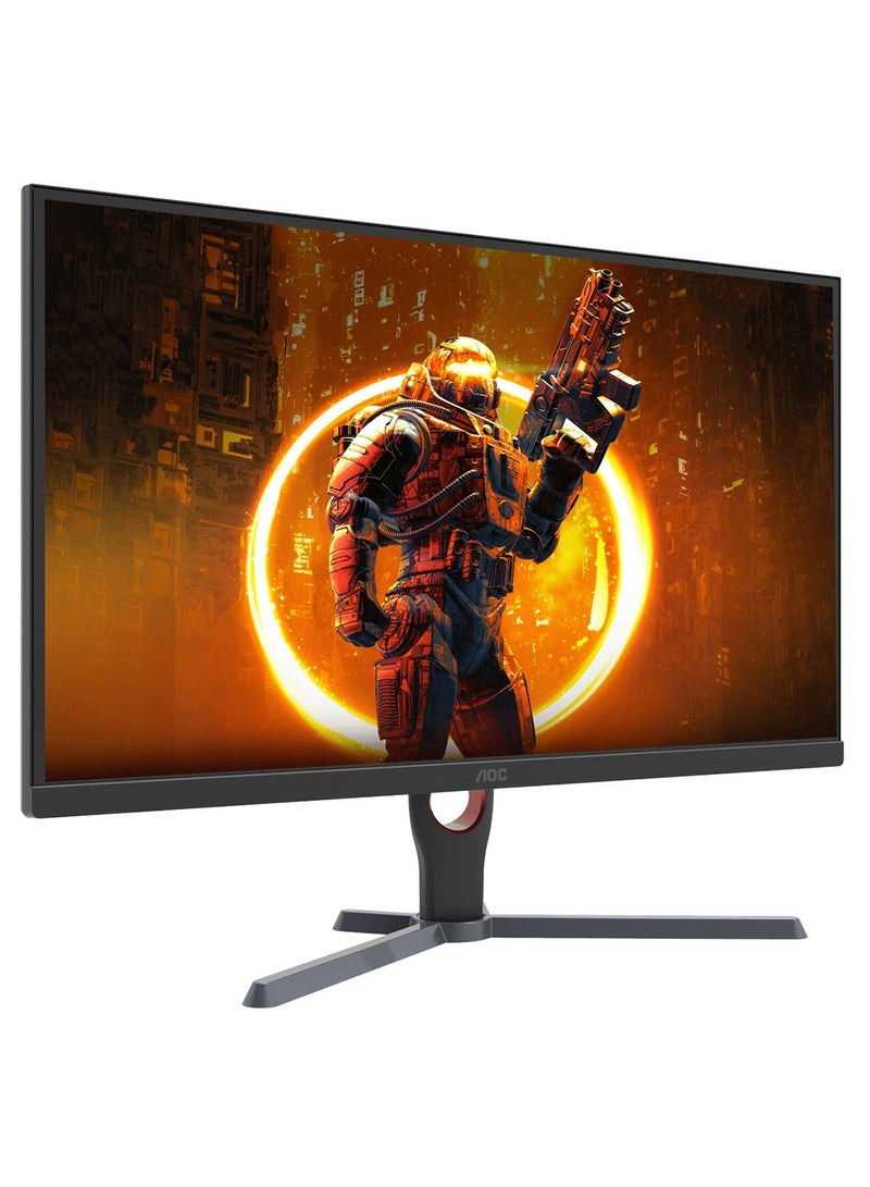 27", 27G10ZE, Fast IPS Gaming Monitor, Full HD 1920x1080, 260Hz, 0.5ms, HDR10, Adaptive Sync, HDMI 2.0 x2, Display Port 1.4 x1, 3-Sided Frameless, Console Gaming Ready, Black and Red Red and Black