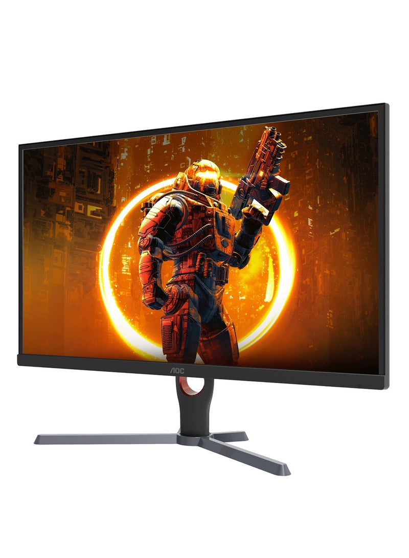27", 27G10ZE, Fast IPS Gaming Monitor, Full HD 1920x1080, 260Hz, 0.5ms, HDR10, Adaptive Sync, HDMI 2.0 x2, Display Port 1.4 x1, 3-Sided Frameless, Console Gaming Ready, Black and Red Red and Black