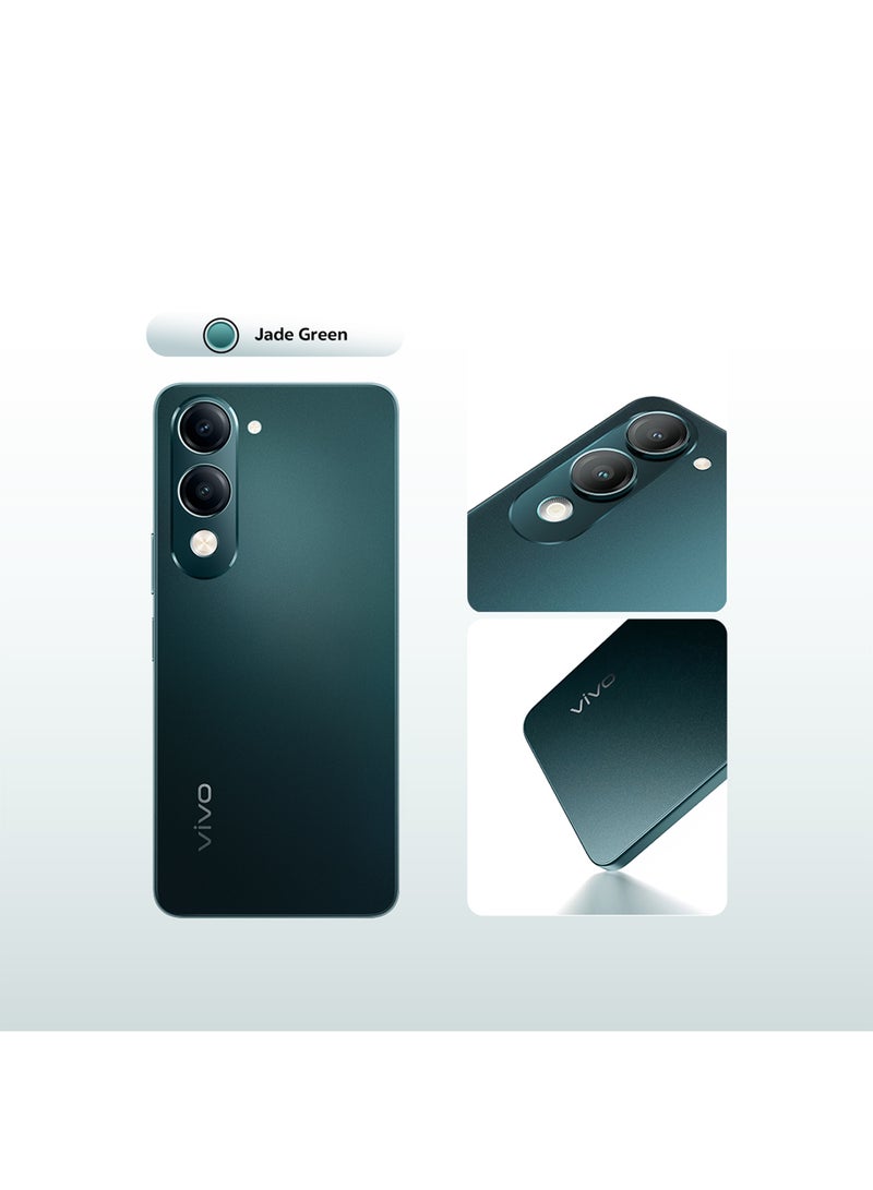 فيفو Y04 4G Dual SIM Jade Green  4GB RAM 128GB - Middle East Version  - Image 2
