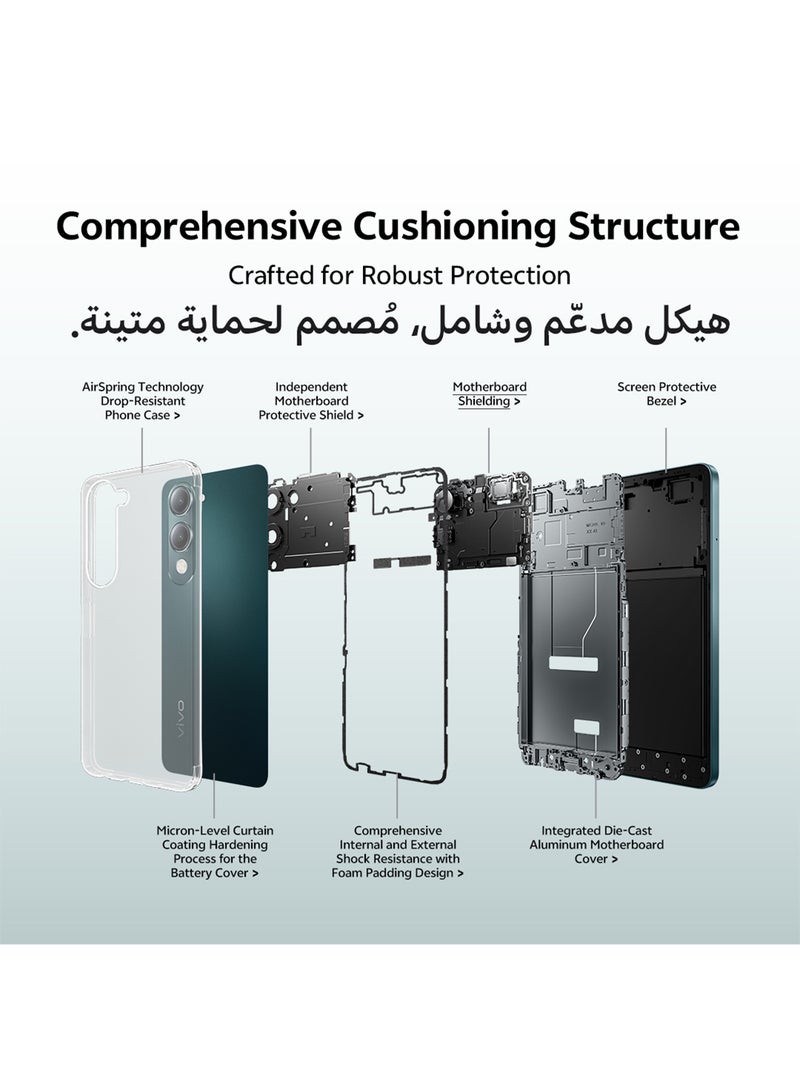vivo - Y04 4G Dual SIM Jade Green  4GB RAM 128GB - Middle East Version - Image 1