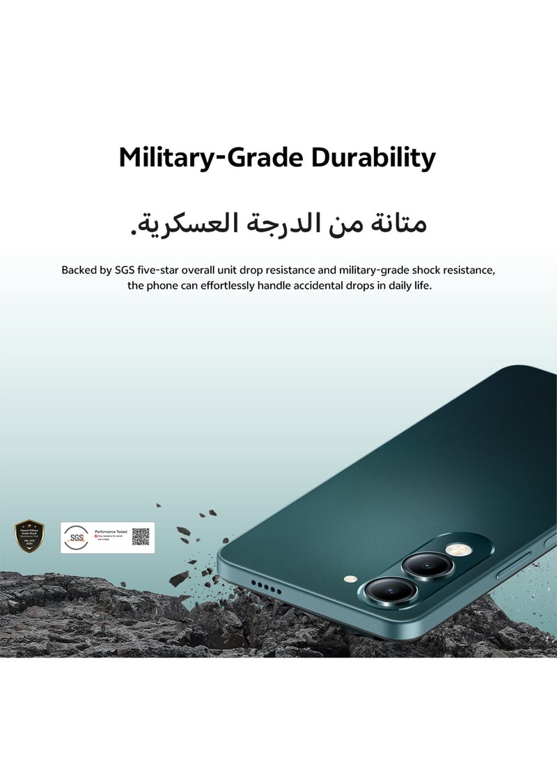 vivo - Y04 4G Dual SIM Jade Green  4GB RAM 128GB - Middle East Version - Image 1