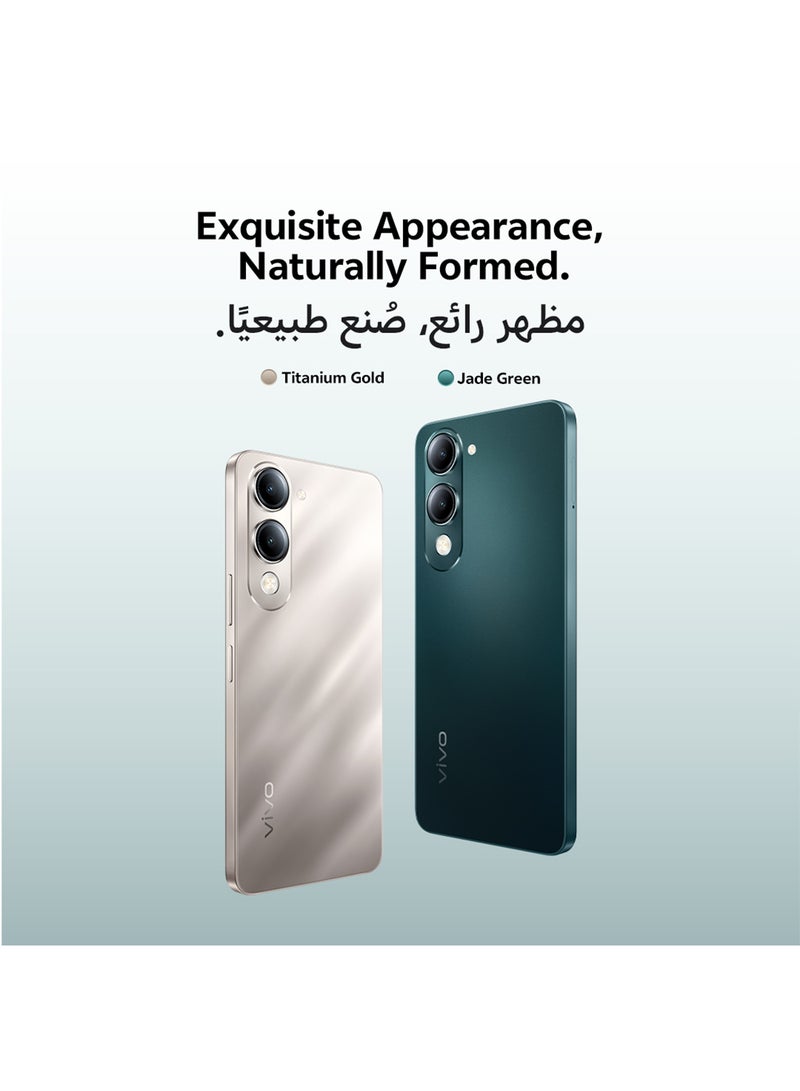 vivo - Y04 4G Dual SIM Jade Green  4GB RAM 128GB - Middle East Version - Image 1