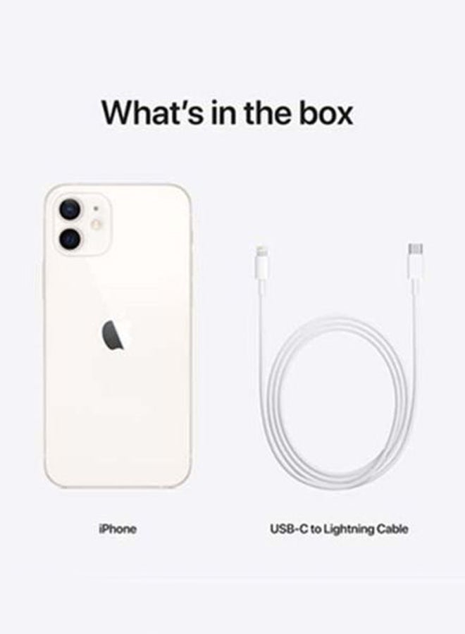 أبل - Renewed - iPhone 12 Dual SIM 128GB White 5G With Facetime - Physical Dual SIM Version - Image 1