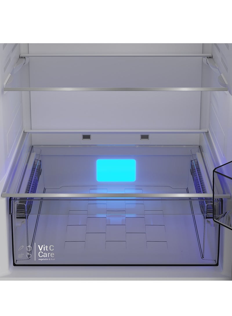 HITACHI - Combi Refrigerator No-Frost 2 Doors, 316 Litres Net Capacity, Inverter, Digital R-B367EY2R R-B367EY2R silver - Image 1