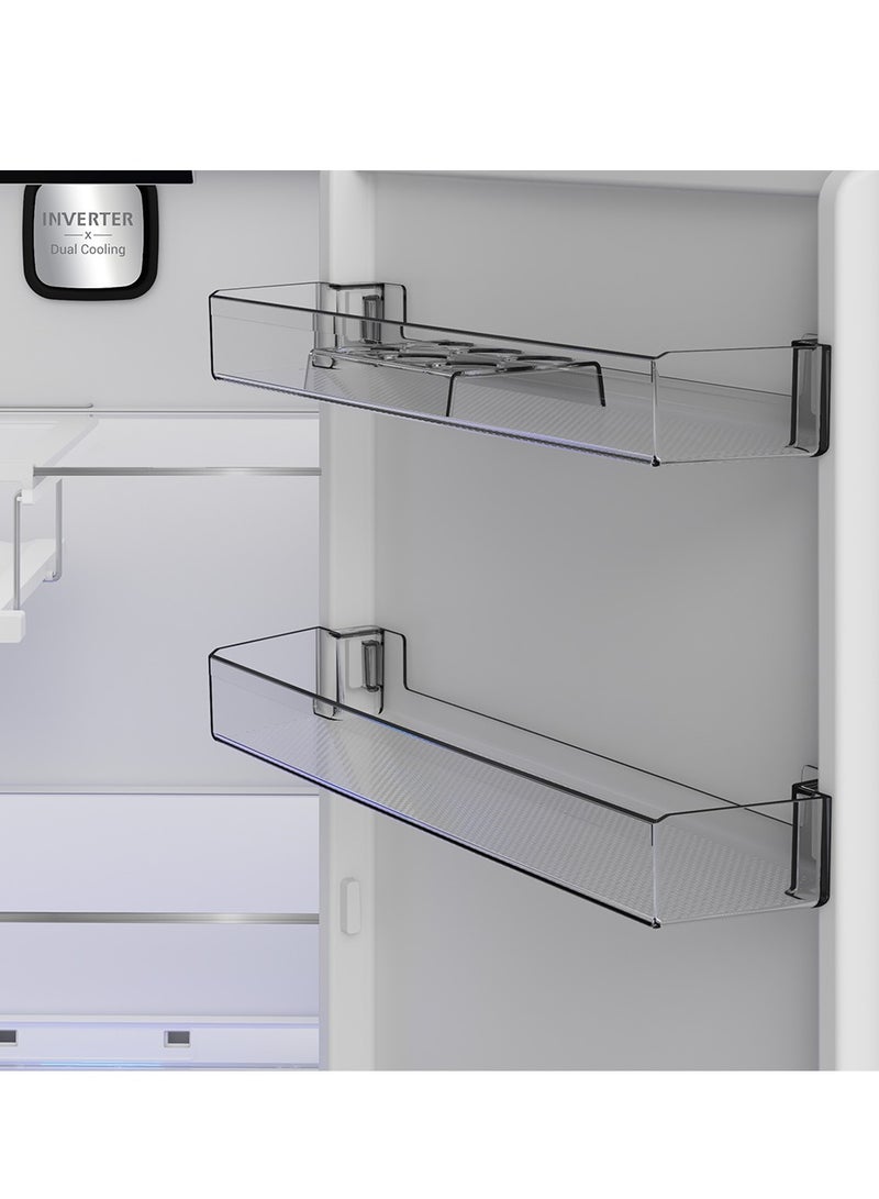 HITACHI - Combi Refrigerator No-Frost 2 Doors, 316 Litres Net Capacity, Inverter, Digital R-B367EY2R R-B367EY2R silver - Image 1