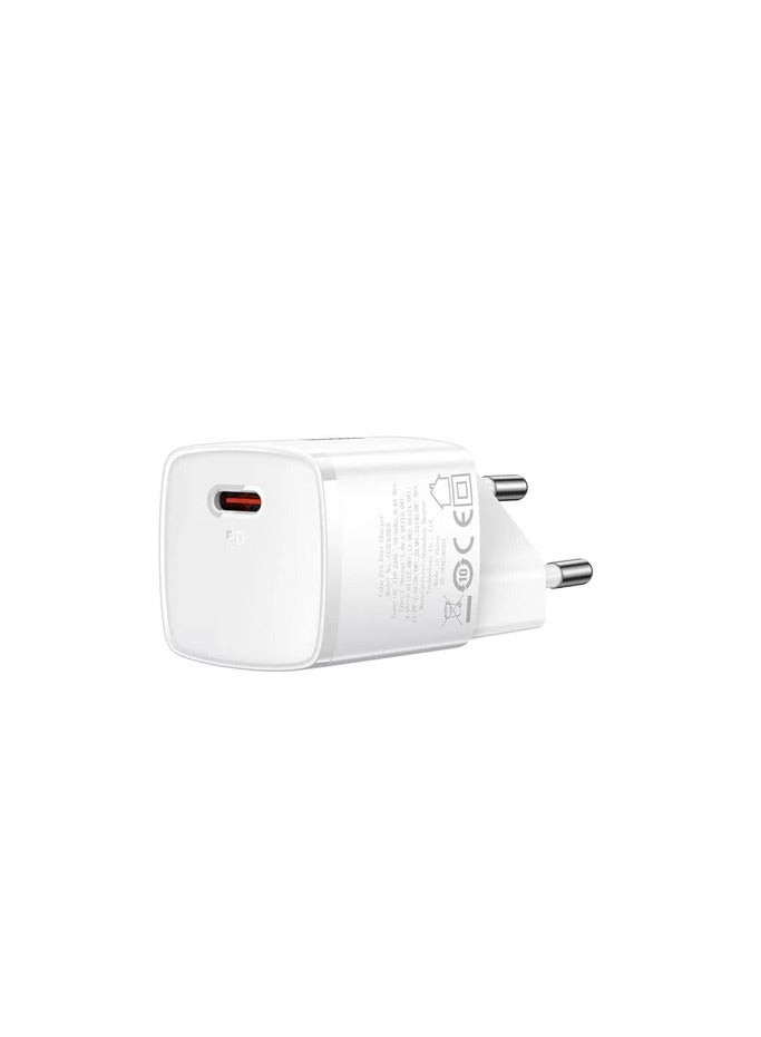 Baseus - Cube Pro Fast Charger 1C 30W EU White - Image 1