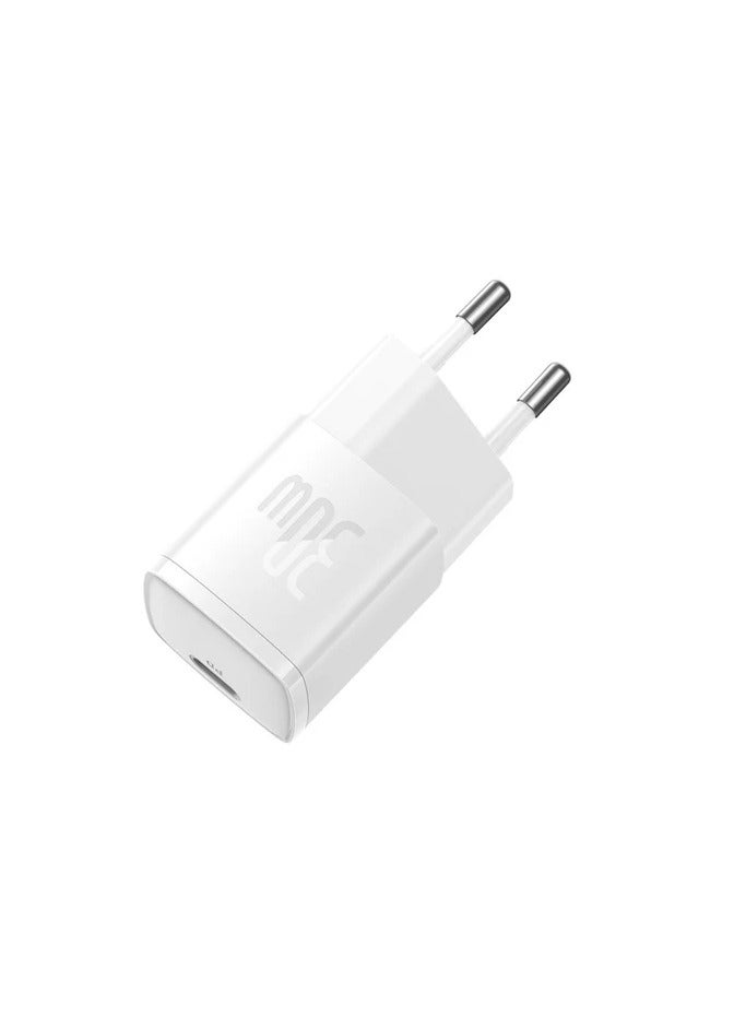 Baseus - Cube Pro Fast Charger 1C 30W EU White - Image 1