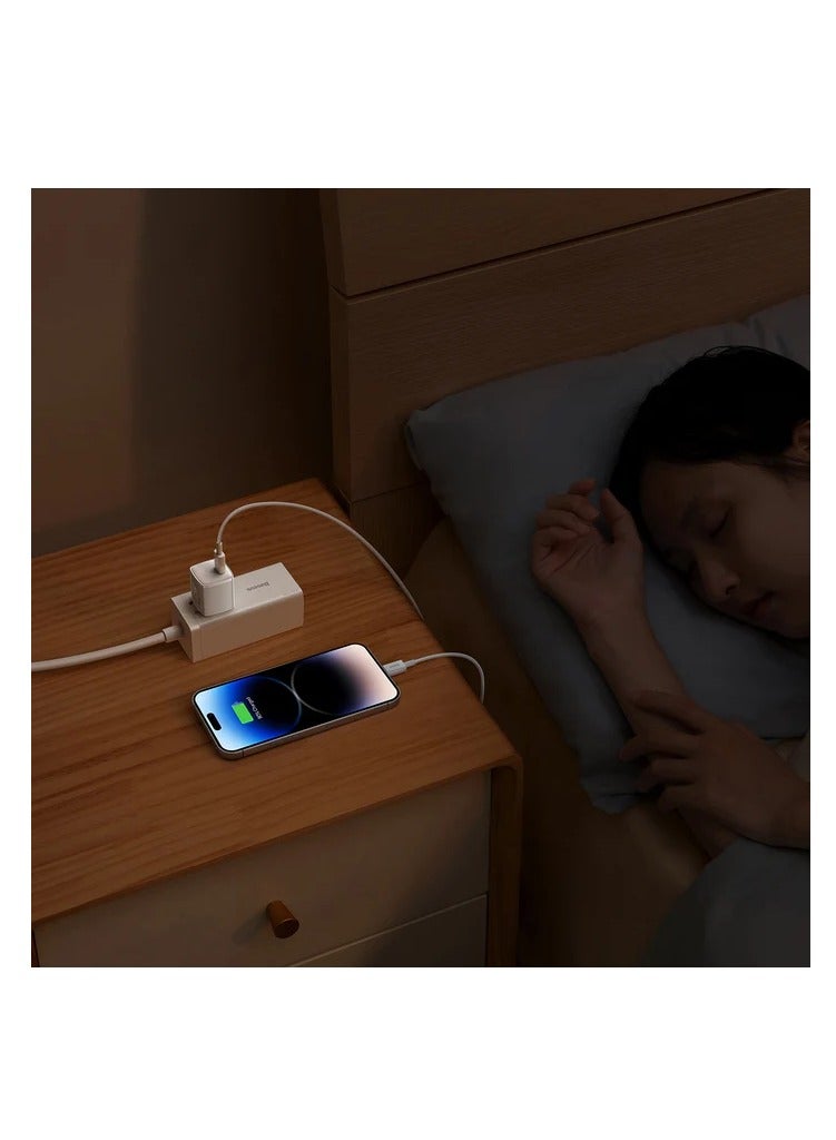 Baseus - Cube Pro Fast Charger 1C 30W EU White - Image 1