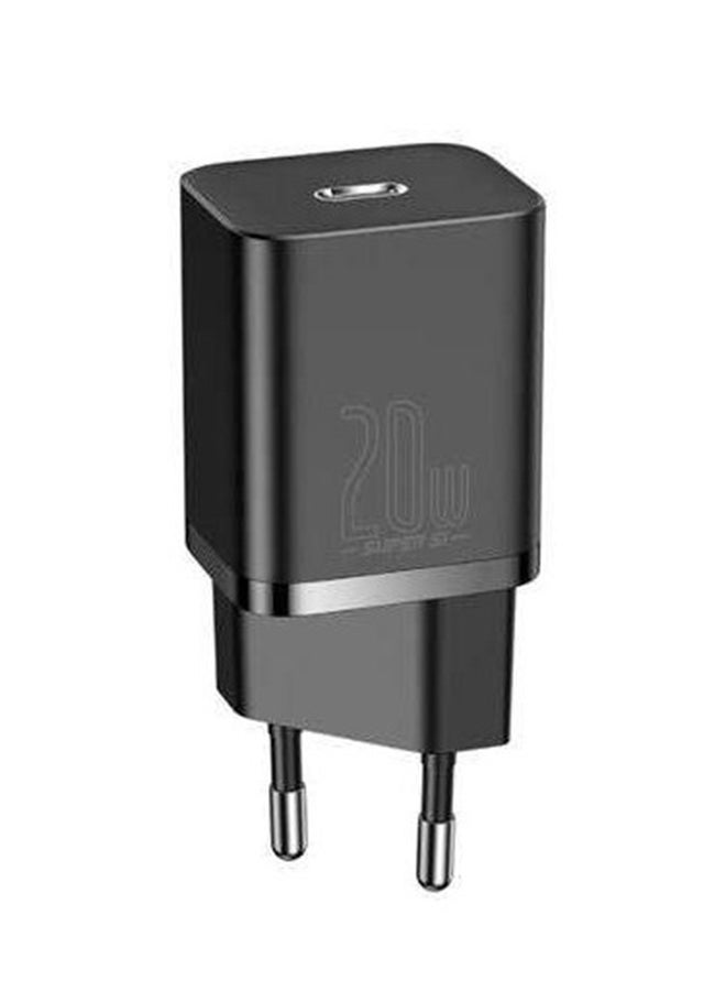Baseus Super Si Quick Charger 1C 20W EU Black - Image 1