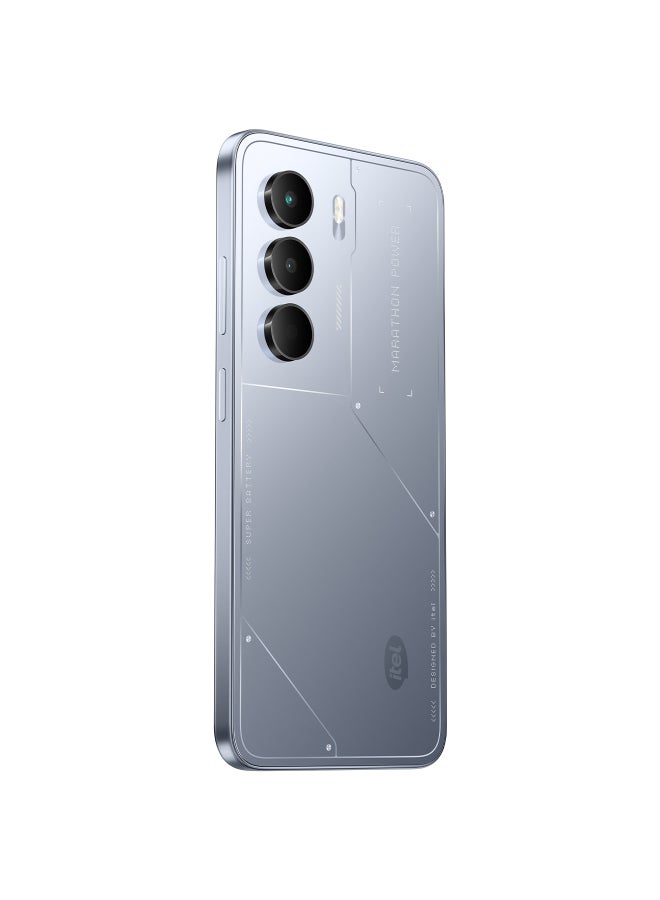 إيتيل - P70 Dual SIM Silver 4+4GB RAM 256GB 4G - Middle East Version - Image 1