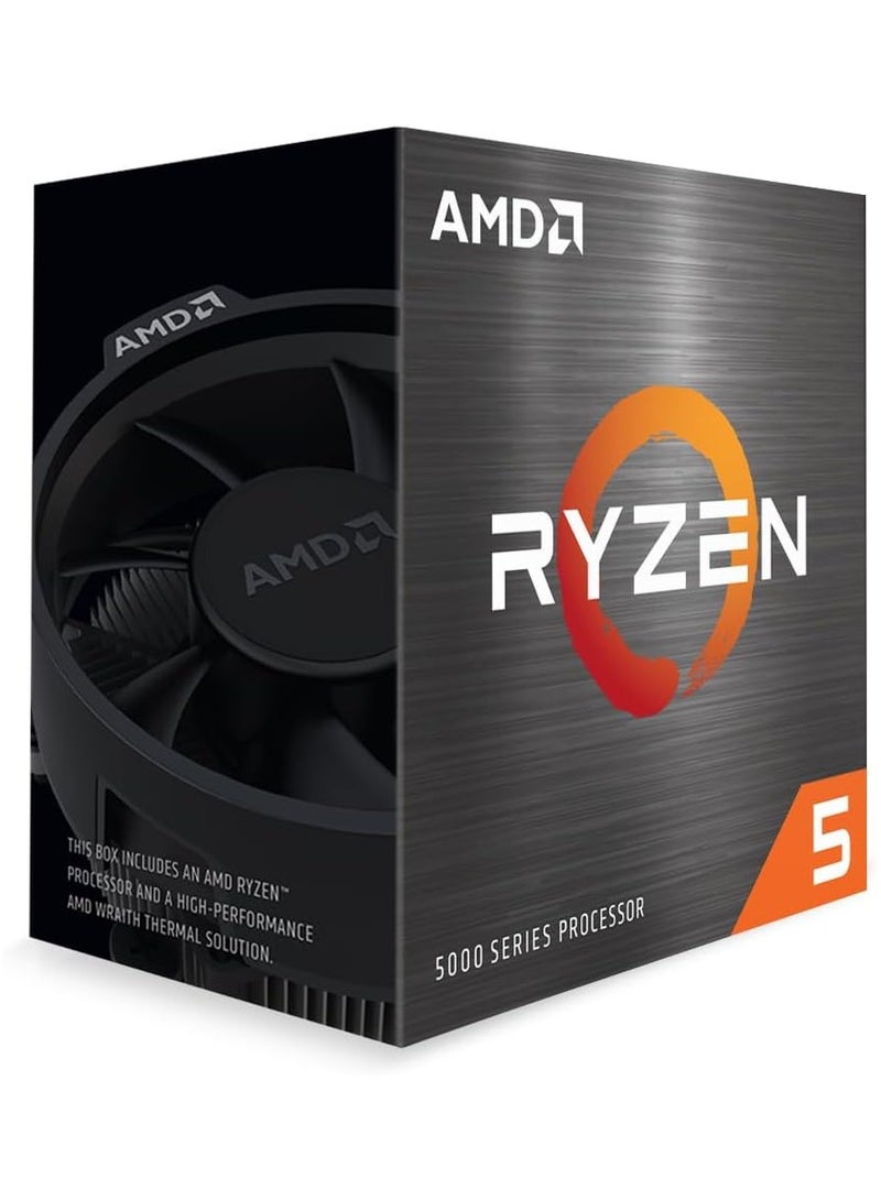 اي ام دي Ryzen 5 5500 Desktop Processor (6-core/12-Thread, 19 MB Cache, Upto 4.2 GHz Max Boost | Black - Image 2
