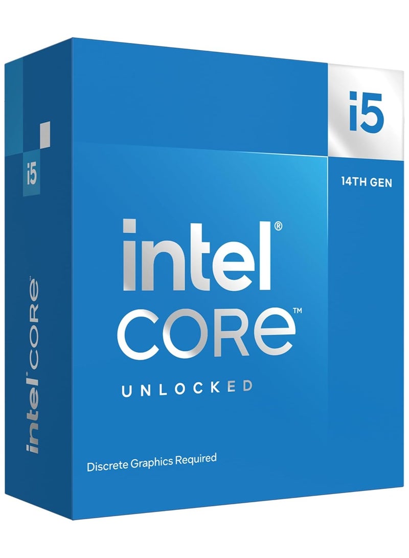 Intel - Core™ i5-14600KF New Gaming Desktop Processor 14 cores (6 P-cores + 8 E-cores) - Unlocked - Image 1