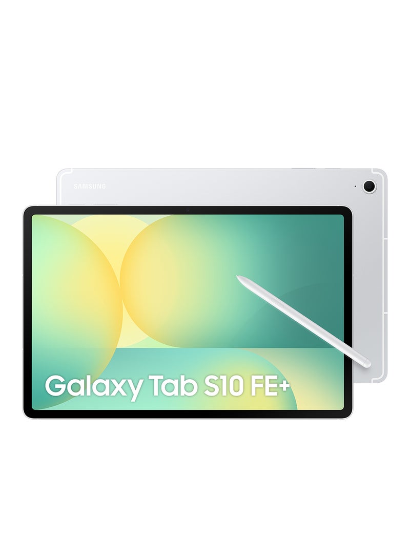 Samsung Galaxy Tab S10 FE Plus Silver 12GB RAM 256GB 5G - Middle East Version - Image 1