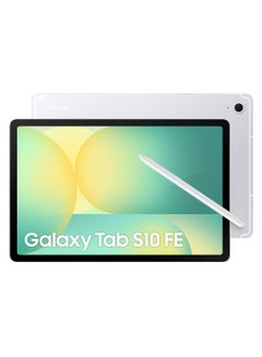 Samsung Galaxy Tab S10 FE Silver 12GB RAM 256GB 5G - Middle East Version  - Image 1