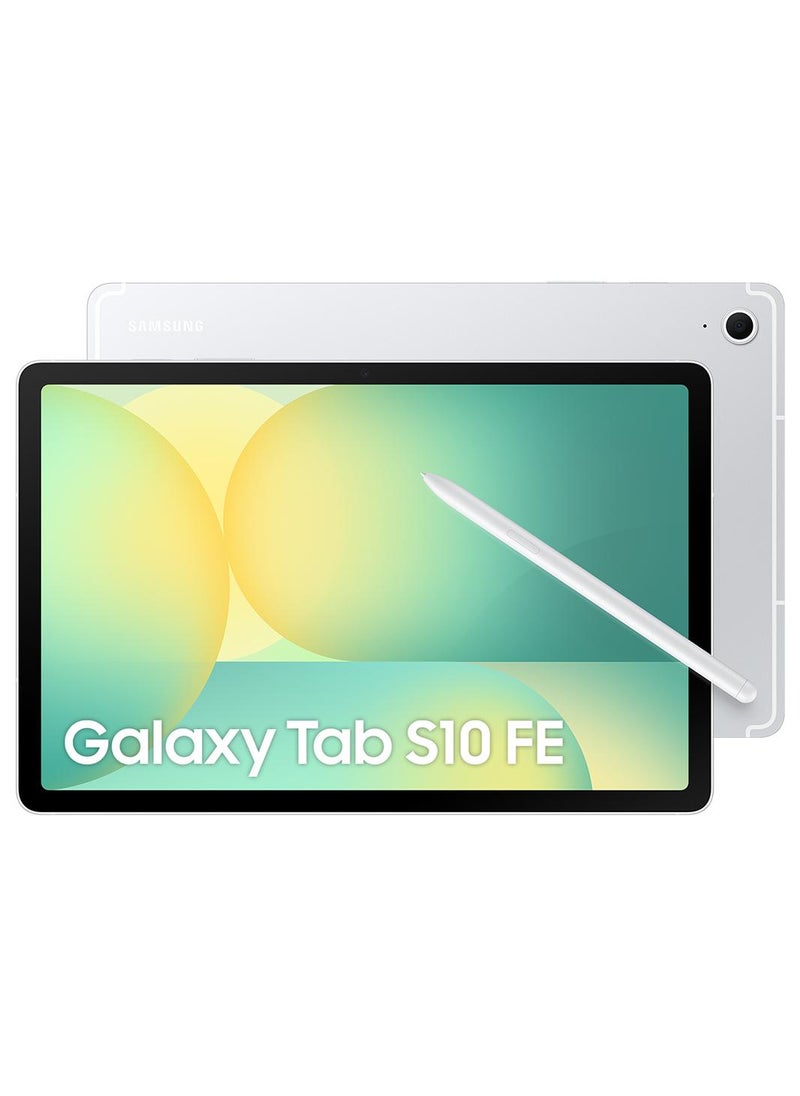 Samsung Galaxy Tab S10 FE Silver 8GB RAM 128GB Wifi - Middle East Version - Image 1