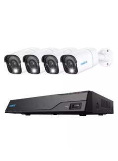 reolink Reolink NVS8-8MB4 - 4K UHD Security System, 8-Channel NVR, 100 ft Crisp Night Vision, 24/7 Recording, Smart Detection  - Image 1