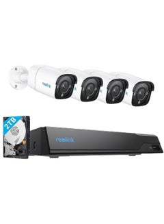 reolink Reolink NVS8-12MB4 12MP Security System with Colour Night Vision PS6KB01-8  - Image 1